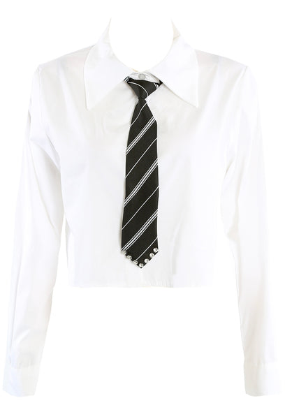 Hall Pass Shirt + Necktie Top
