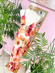 Satin Sundown Maxi Dress
