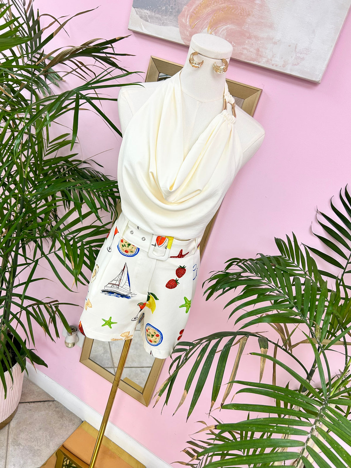 Ciao Bella Belted Shorts