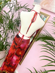 Flame Crush Halter Co Ord