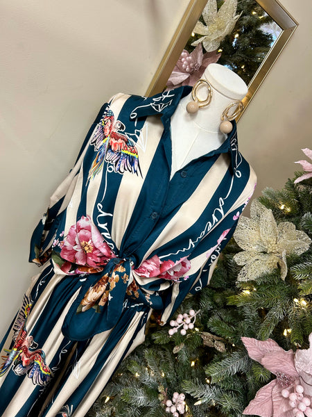 Enchanted Stripes Floral Co Ord