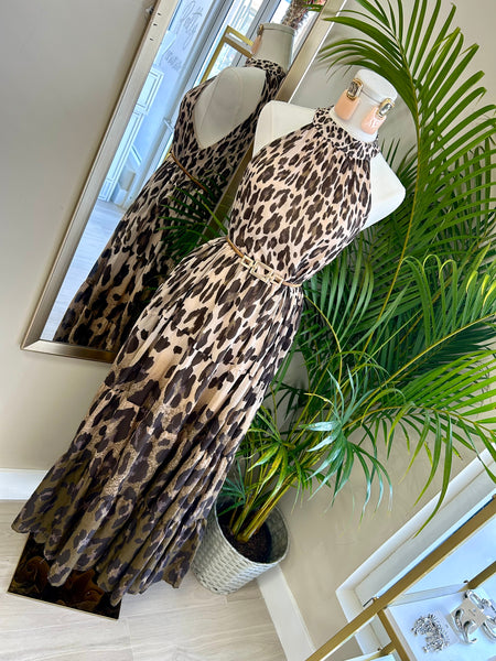 Wild Charm Ombre Maxi Dress