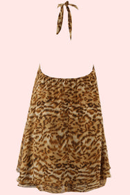 Feline Muse Rosette Mini Dress