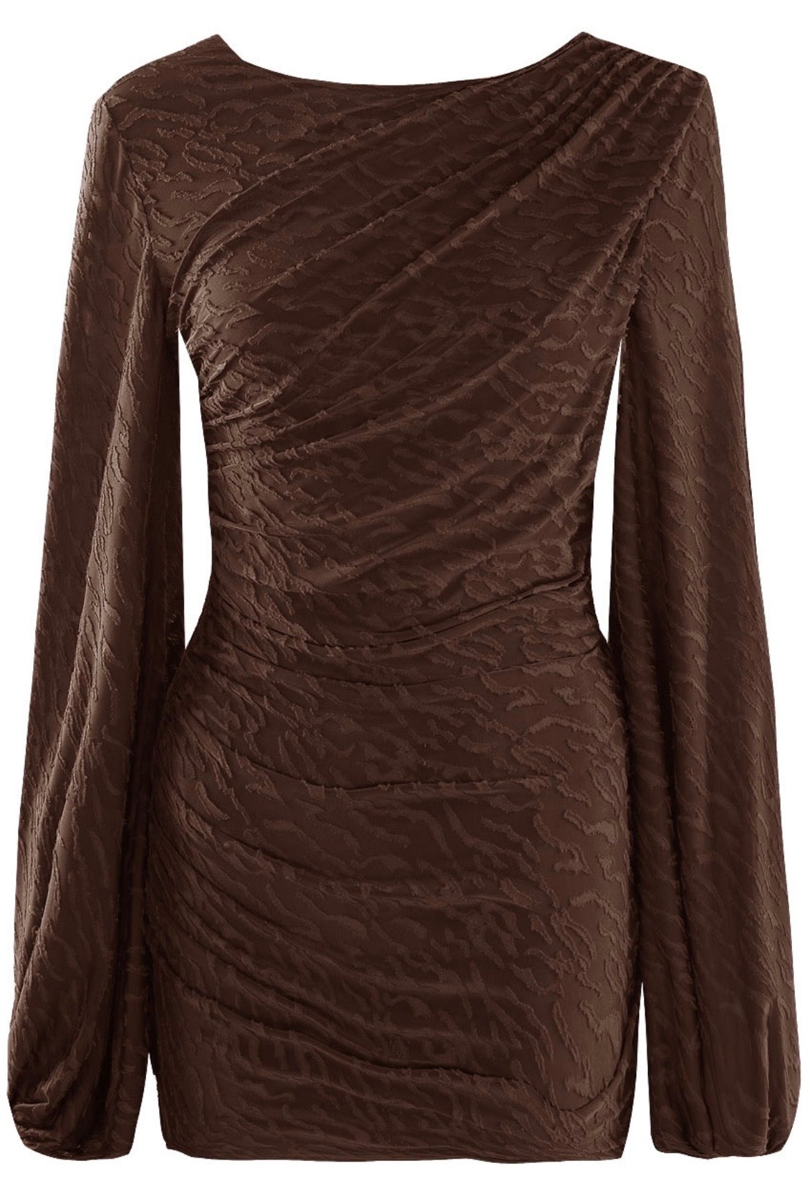 Espresso Swirl Mini Dress