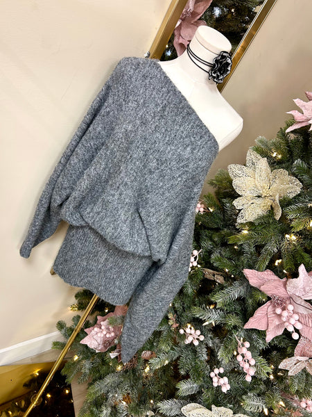 Stone Luxe Sweater Mini Dress