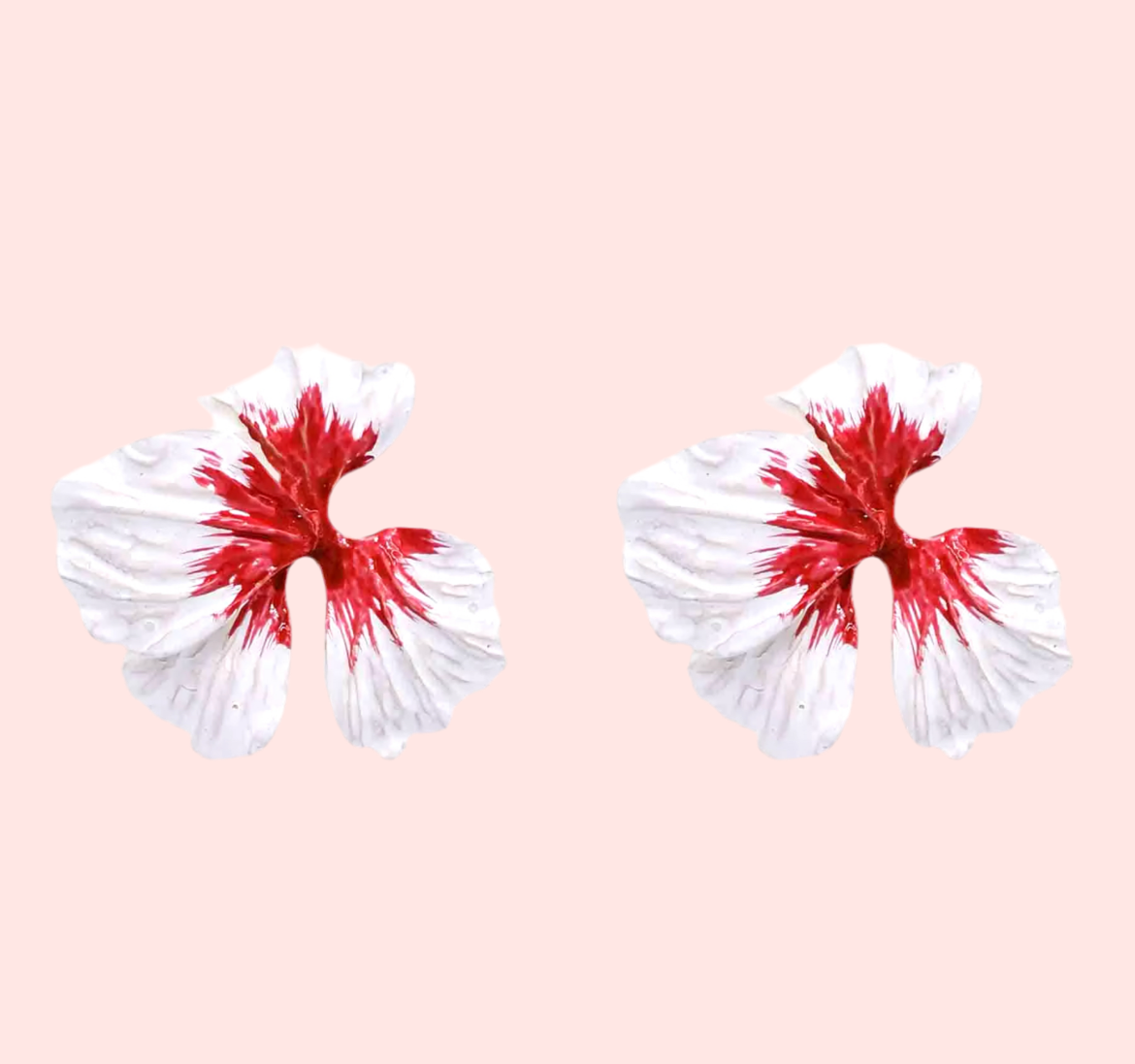 Hibiscus Bloom Statement Earrings