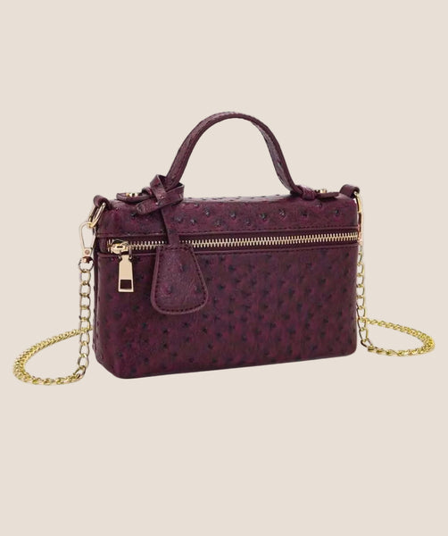 Bordeaux Nights Mini Clutch