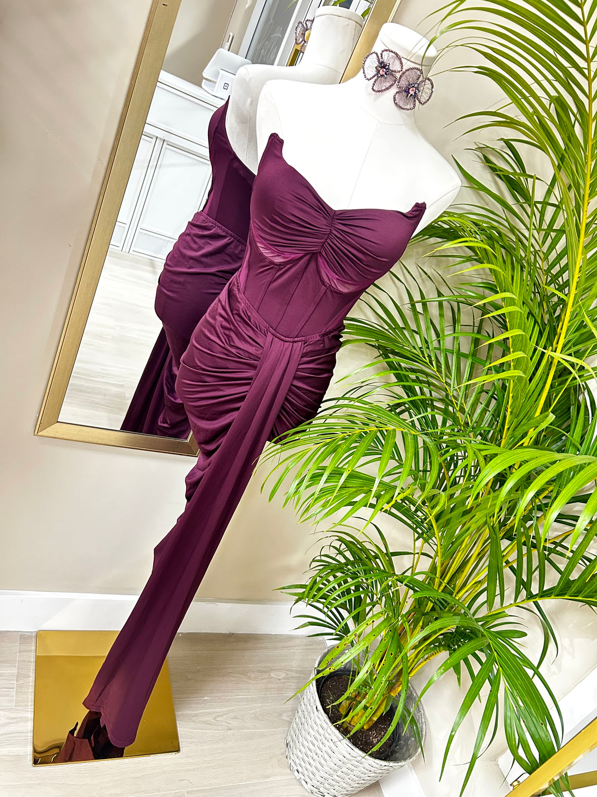 Cabernet Crush Mesh Maxi Set