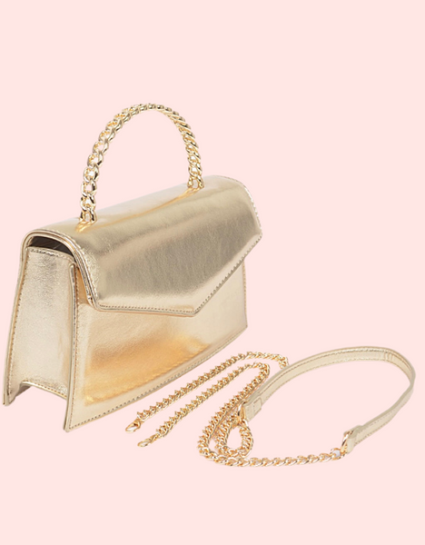 Golden Ticket Top Handle Purse
