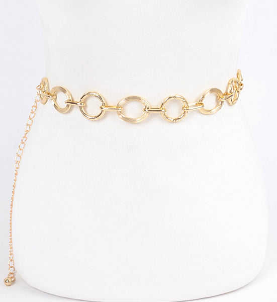 Golden Circle Chain Belt