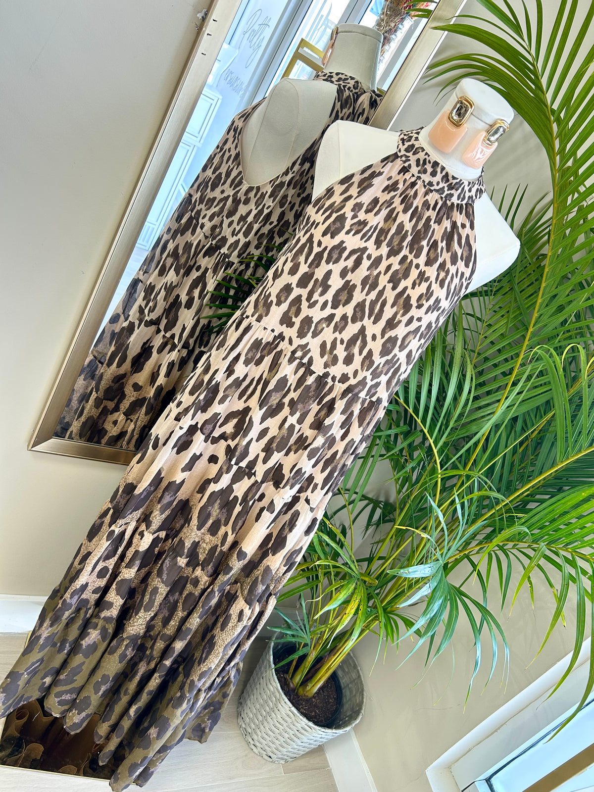 Wild Charm Ombre Maxi Dress