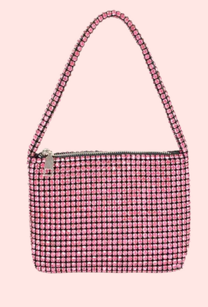 Fuchsia Festive Bling Purse