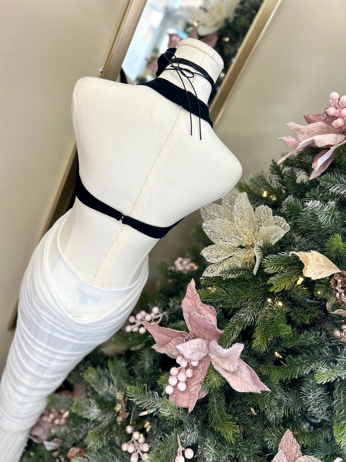 After Twelve Two-Tone Maxi Gown