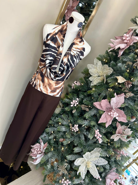 Wild Tidings Drape Halter Top