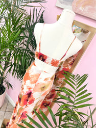 Satin Sundown Maxi Dress