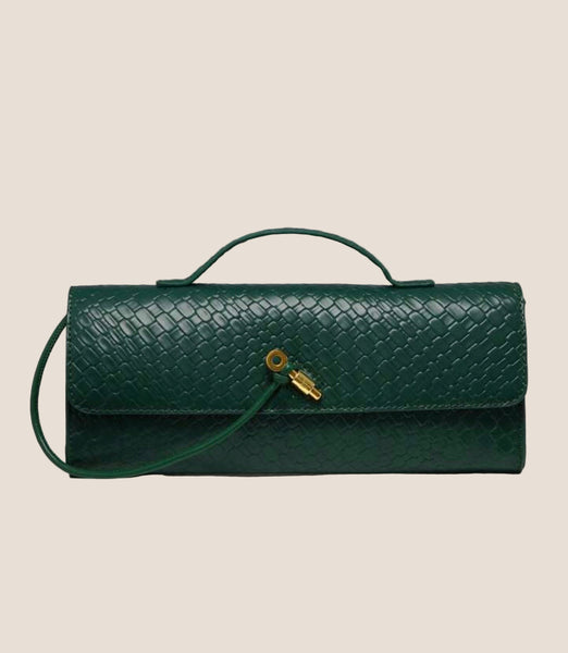 Emerald Realm Textured Clutch