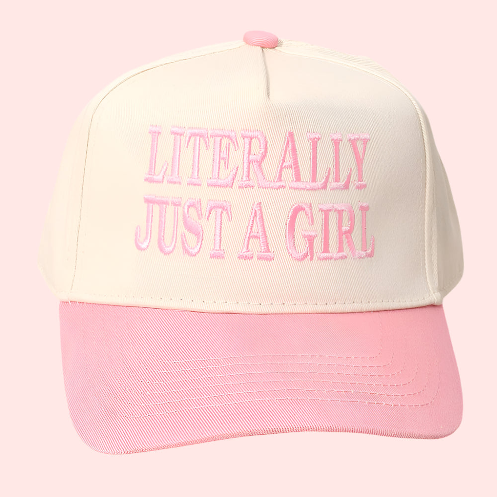 Literally Just A Girl Baseball Cap