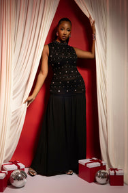 Starlit Nights Studded Gown