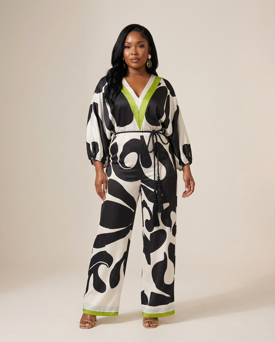 Villa Bloom Printed Jumpsuit