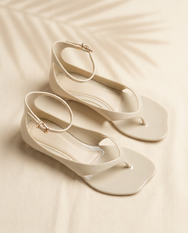 Ivory Pop Jelly Sandals