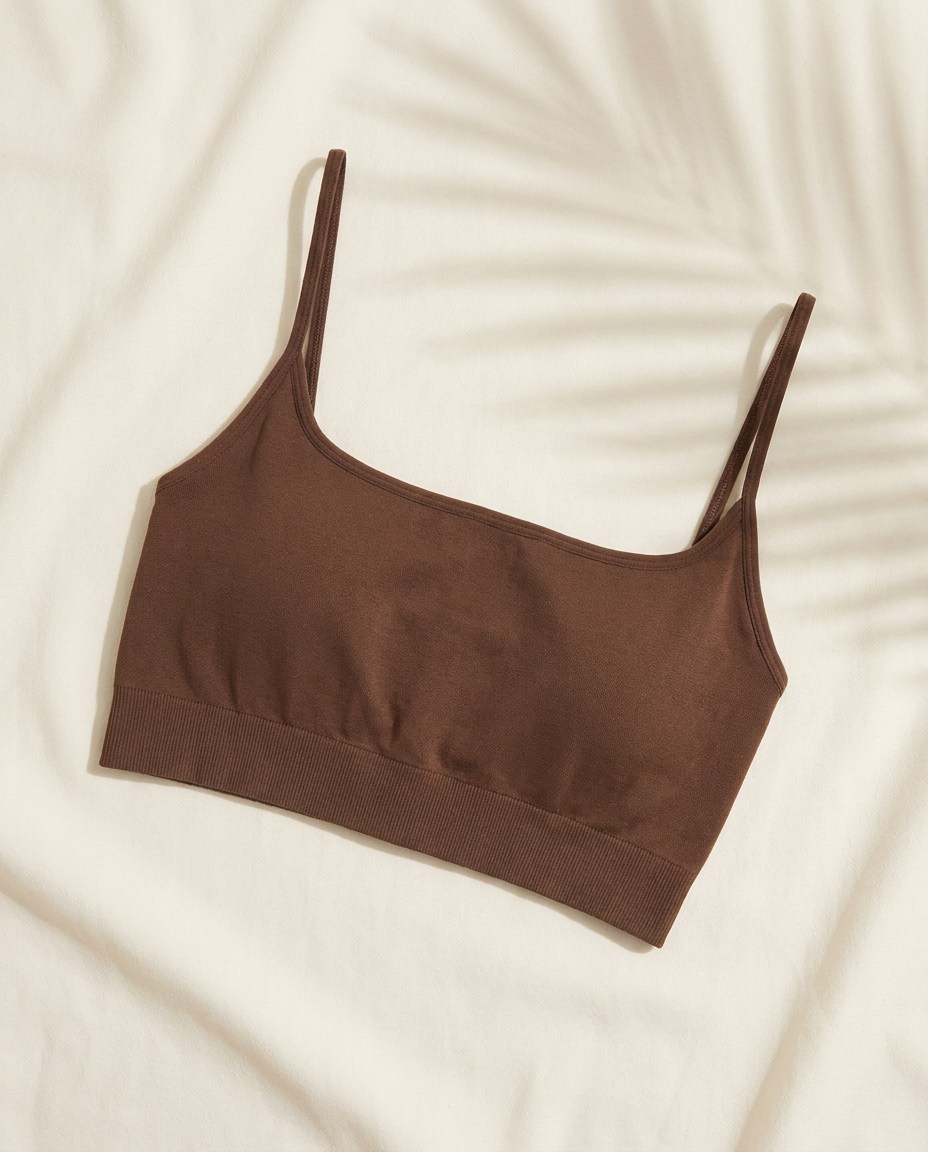 Chocolate Micro Square Bralette