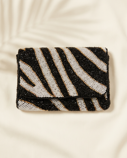 Wild Intentions Beaded Clutch