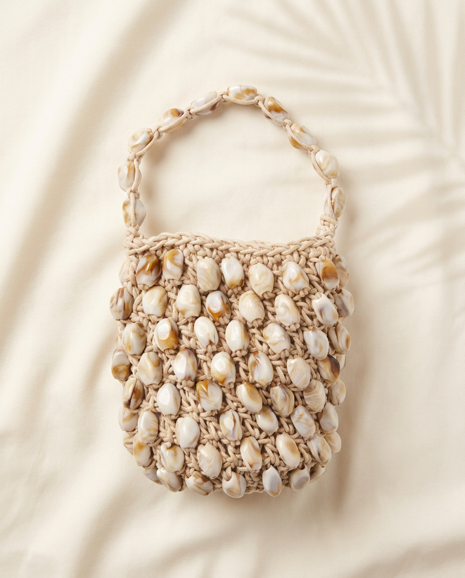 Seashell Soirée Woven Bag