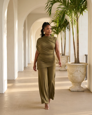 Olive Cay Drape Co Ord