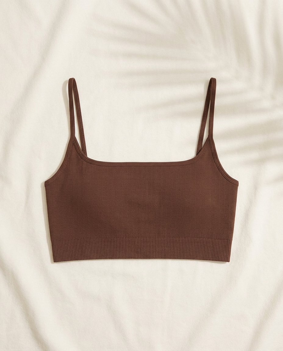 Chocolate Micro Square Bralette