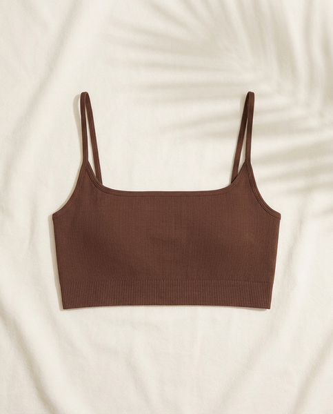 Chocolate Micro Square Bralette