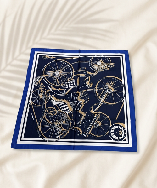 Bleu Majesté Printed Scarf