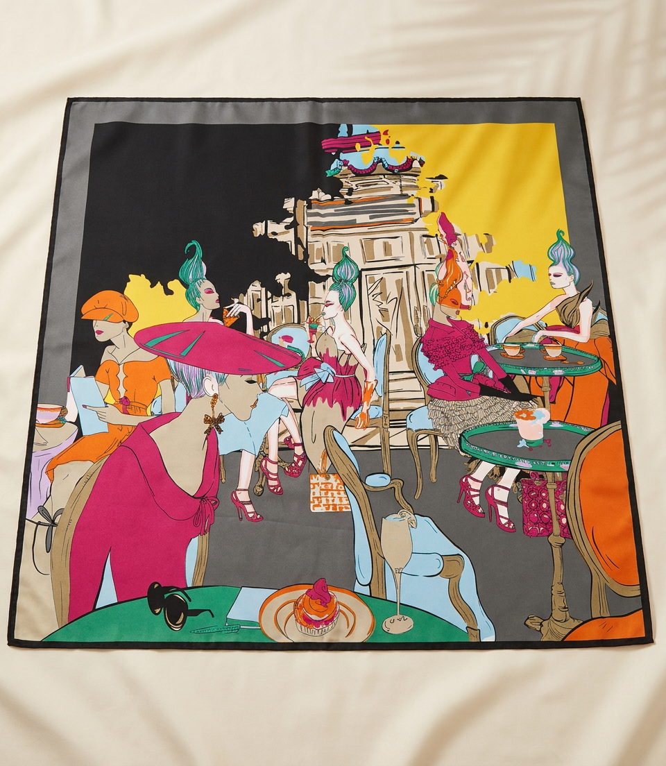 Madame Society Printed Scarf